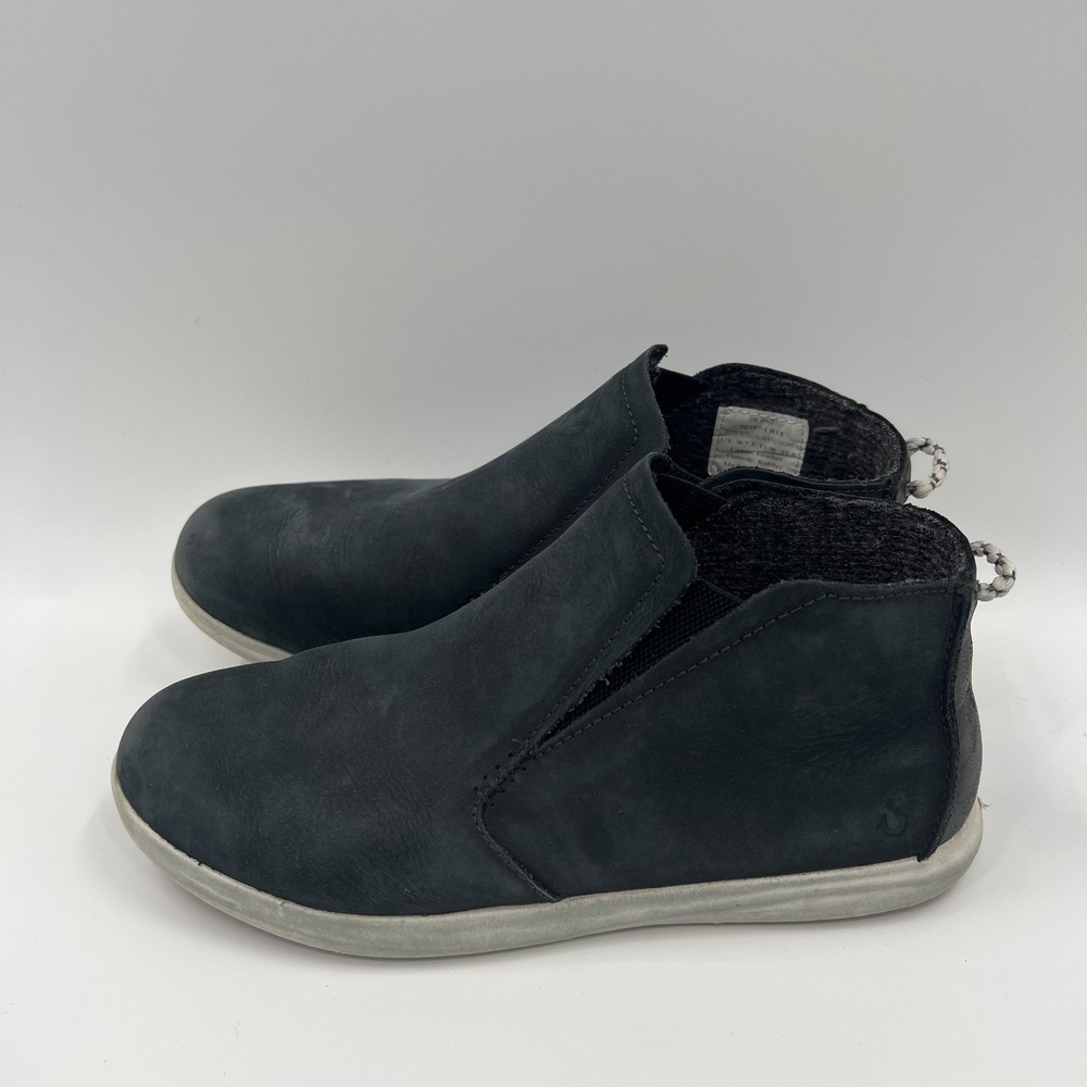 OLUKAI Hawai'iloa Manu Hope Booties Womens EU 37.5 US 7.5 Ankle Boots Nubuck EUC - Picture 3 of 9